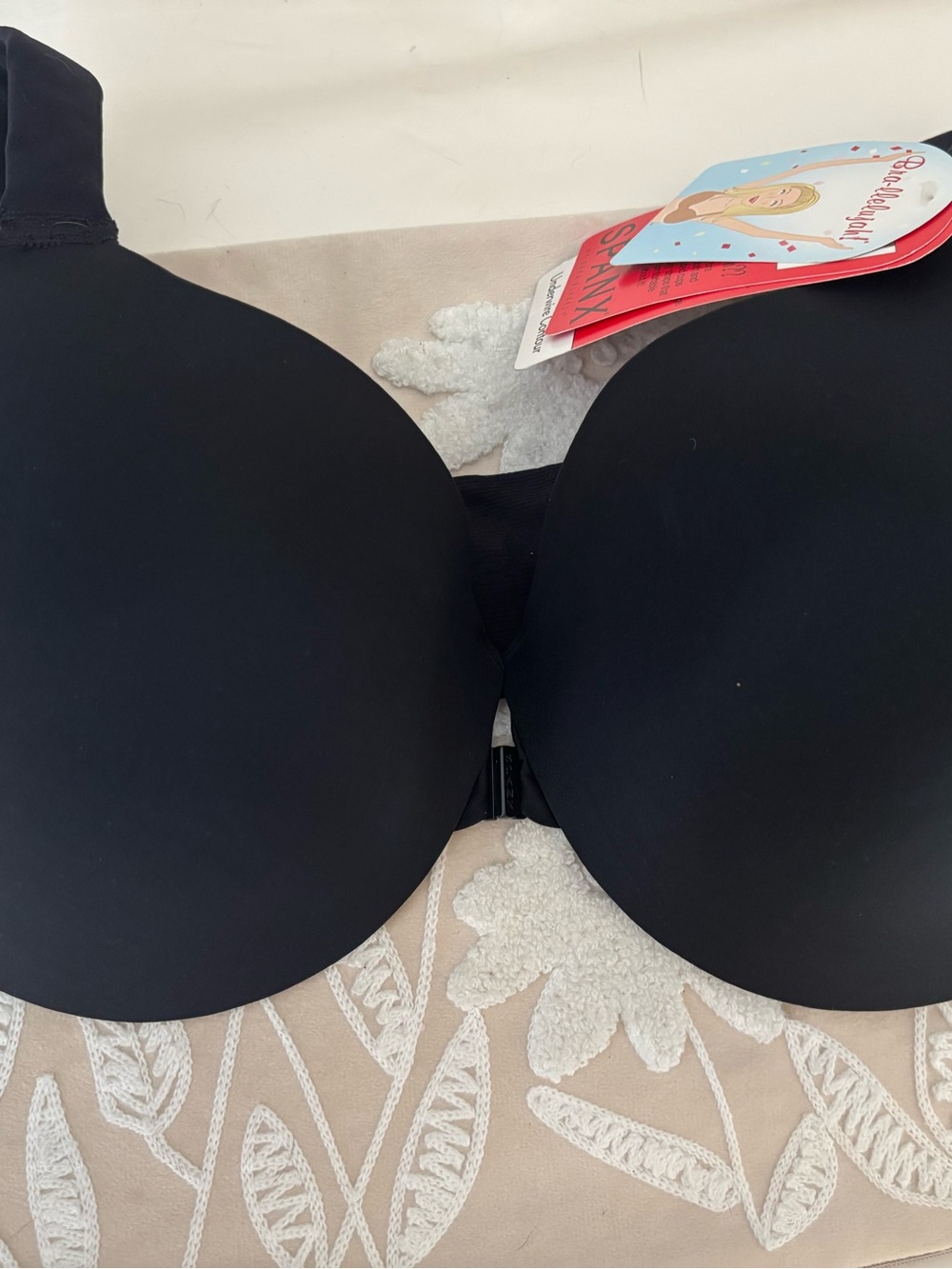 SPANX Bra-llelujah! Underwire Contour Bra 42D Black Style 216 NWT $62